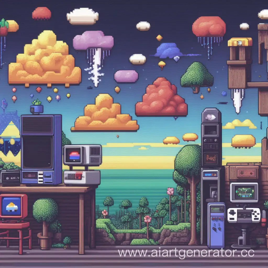 Nostalgic-8Bit-Dreamscape-Pixelated-Fantasy-World