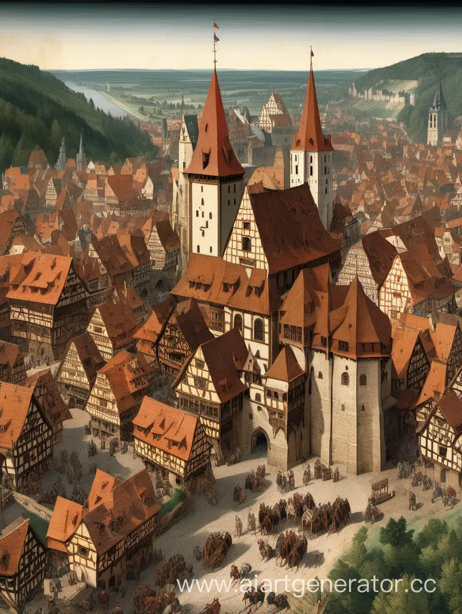 Medieval-Germany-Inspired-Village-Scene