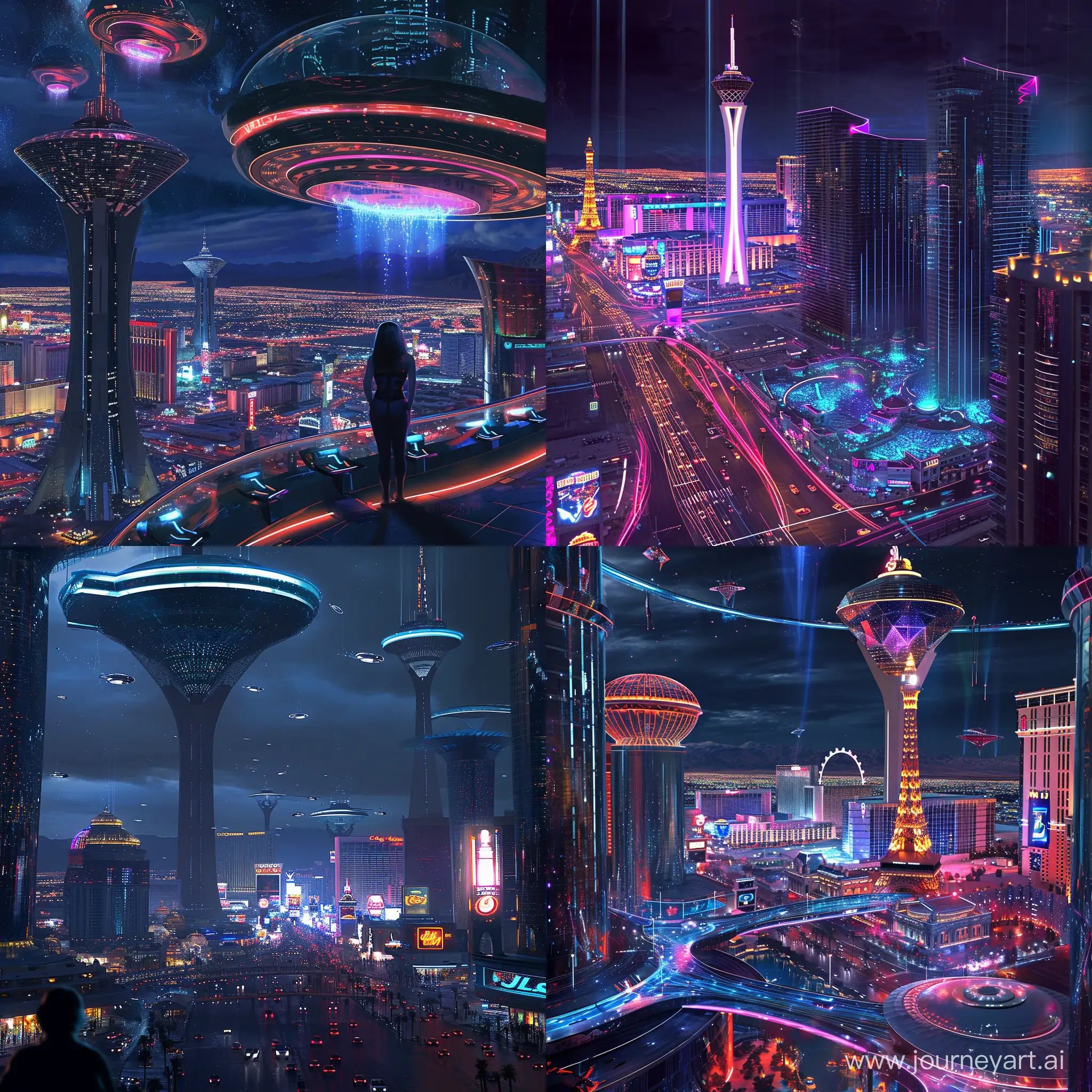 Futuristic-Bioluminescent-Las-Vegas-Art-Captivating-SciFi-Cityscape