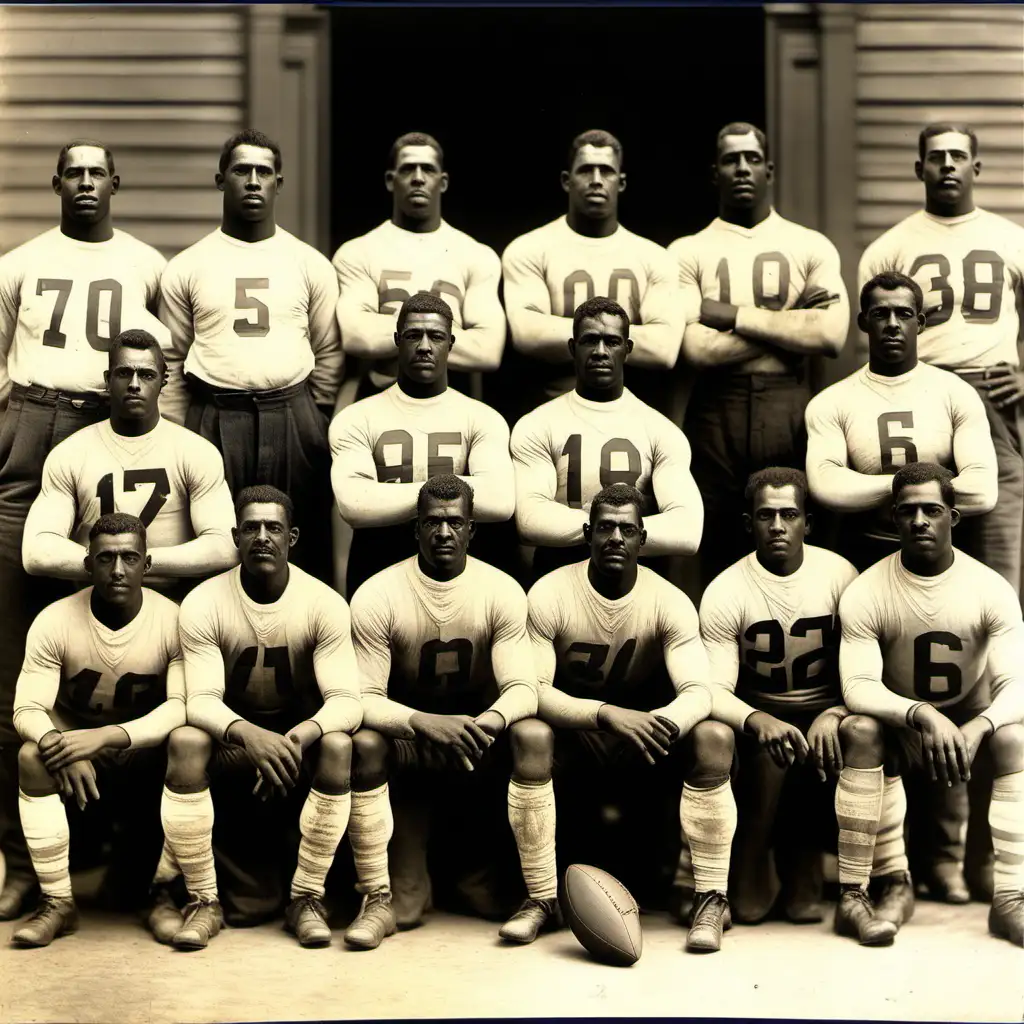 African-American, Football Teams, 1908



