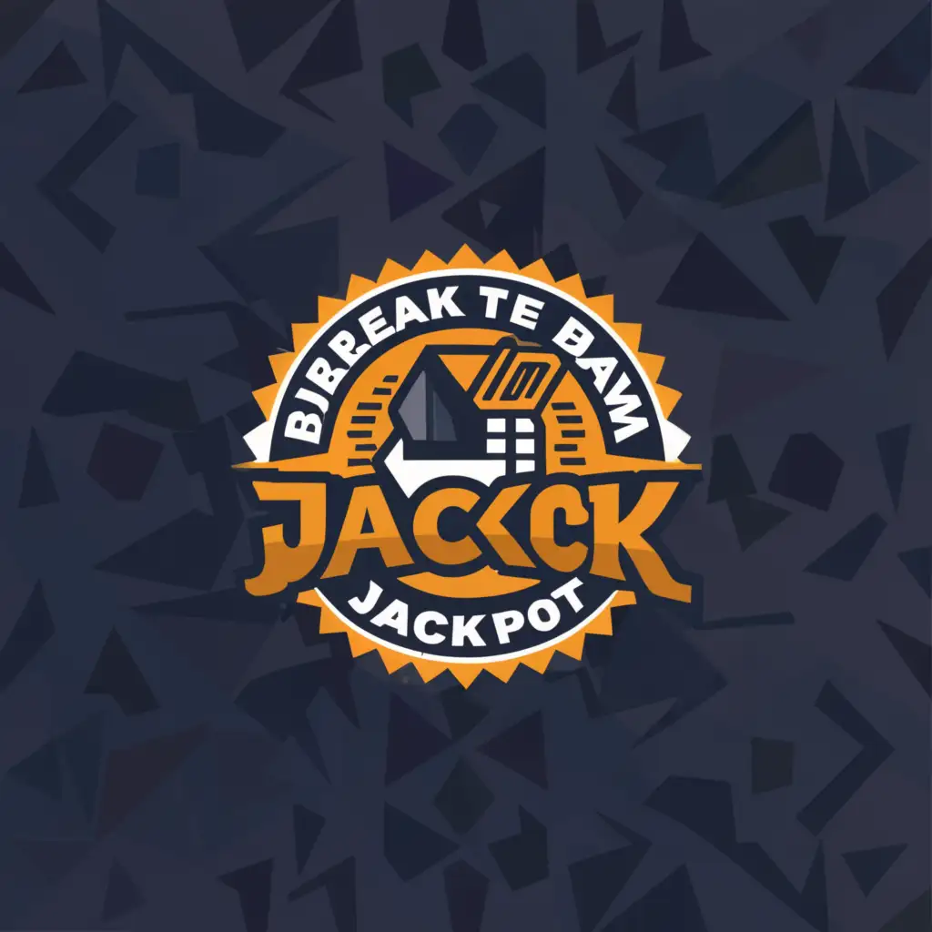 a logo design,with the text "GDUSBC 
Break the Bank
Jackpot
", main symbol:Bank,complex,be used in Nonprofit industry,clear background