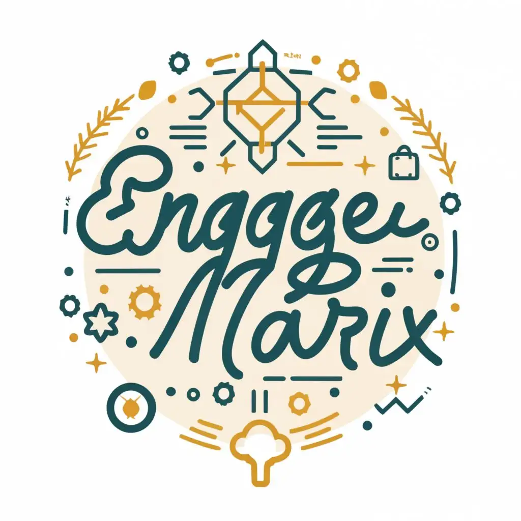 LOGO-Design-For-Engage-Matrix-Spiritual-Serenity-with-Elegant-Typography-for-Religious-Industry