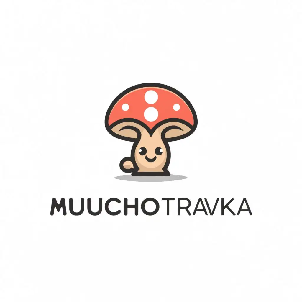 a logo design,with the text "Muchotravka", main symbol:toadstool,Moderate,be used in Nonprofit industry,clear background