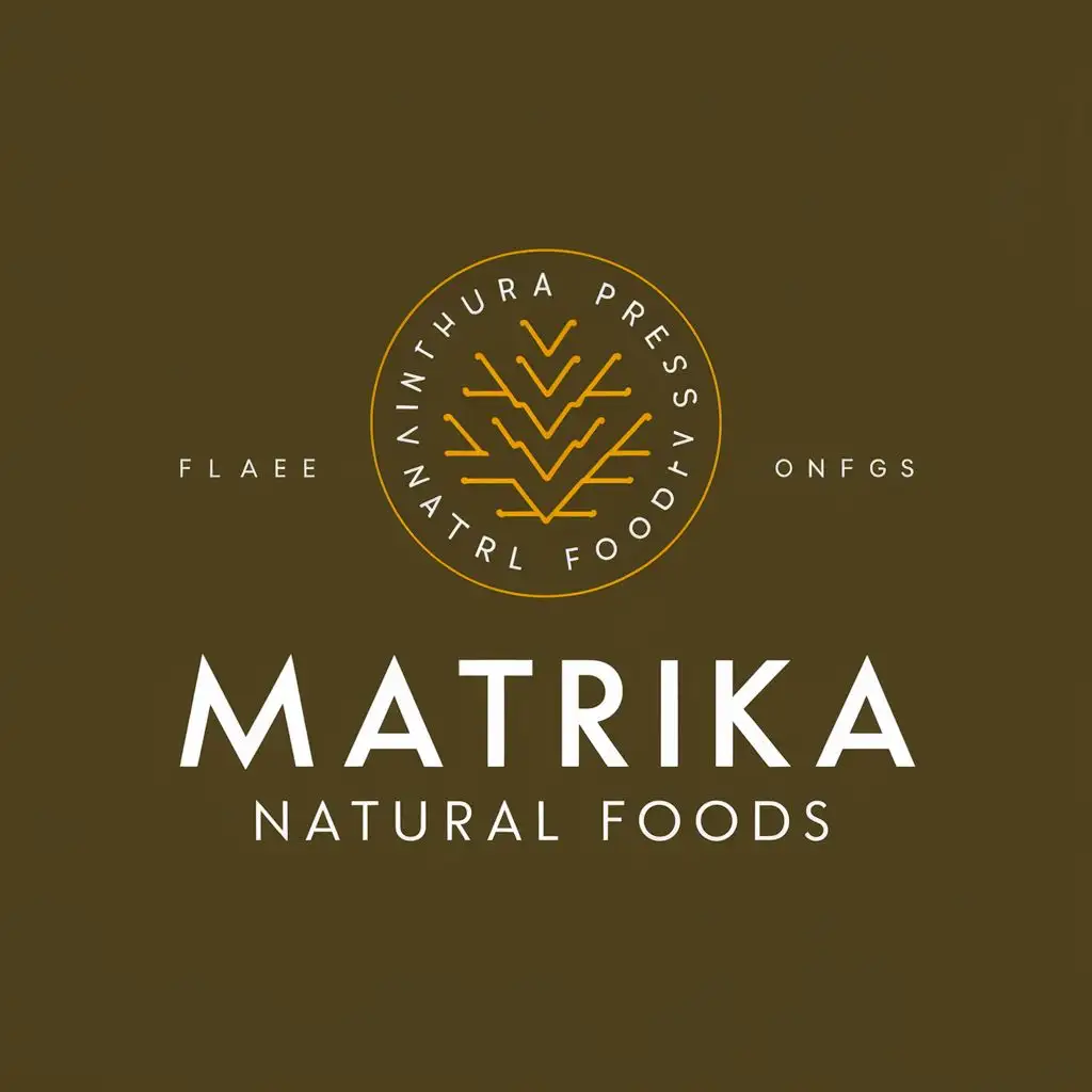 logo, Need to design LOGO for wood press oil manufacturing company named MATRIKA natural foods. Need logo that represent authentic wood press oil . should be unique in this cluttered market. Logo should not represent only oil bcz in future many products will be added like grains & its flour, pulses etc., with the text "MATRIKA", typography