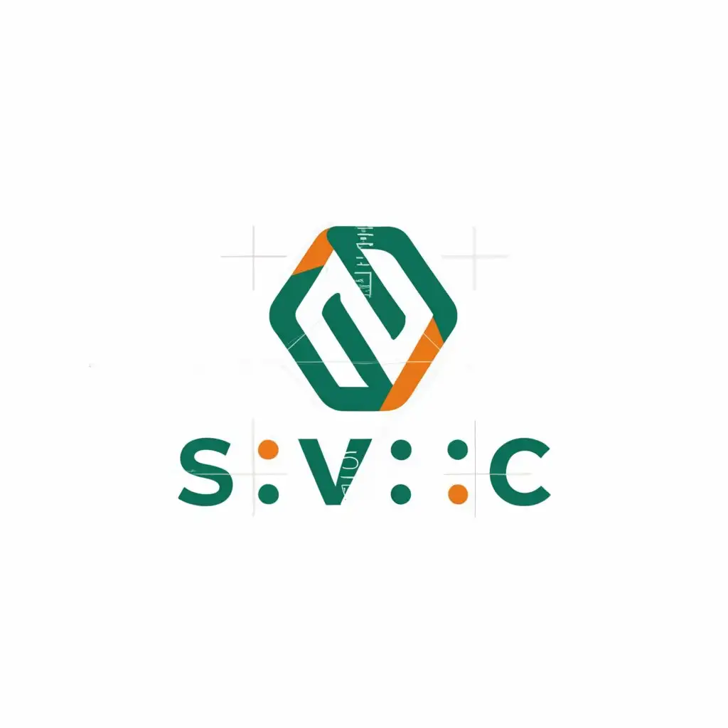 a logo design, with the text "S V C", main symbol:S V C, Moderate, be used in Technology industry, clear background