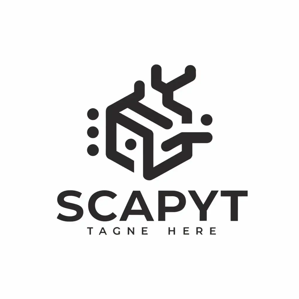a logo design,with the text "Scrapyt", main symbol:minimal,Minimalistic,be used in Technology industry,clear background