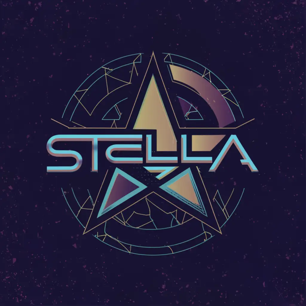 a logo design,with the text """"
 Stella Star 
"""", main symbol:murder,complex,clear background