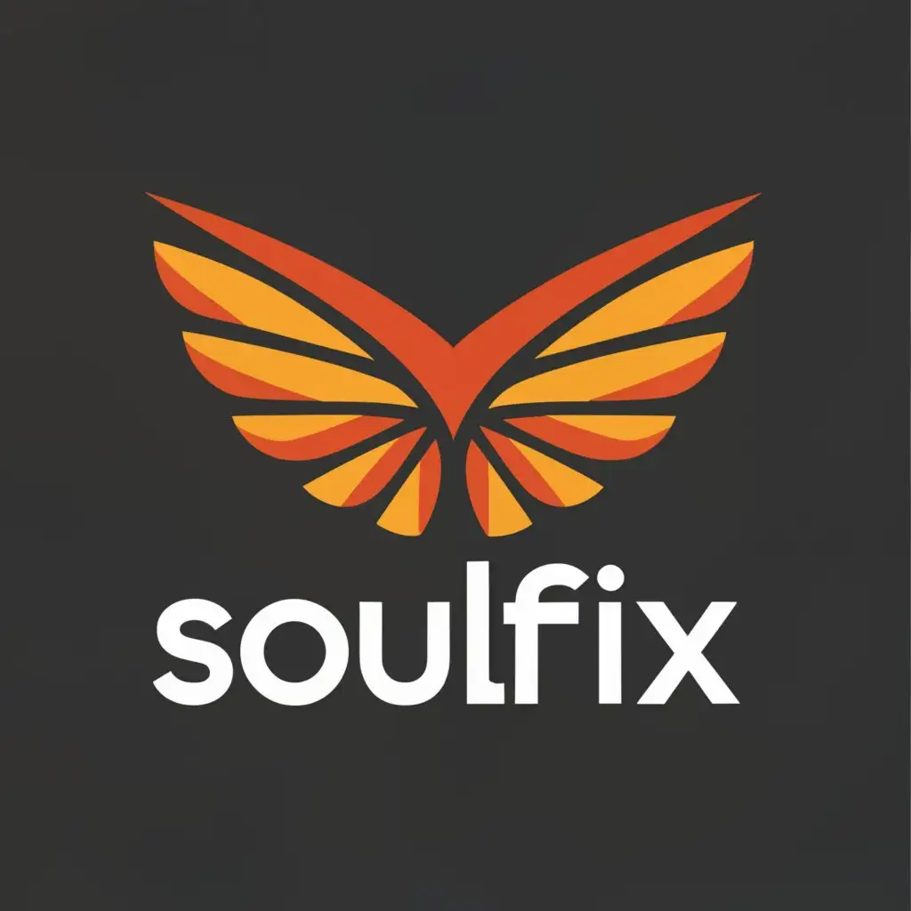 a logo design,with the text "soulfix", main symbol:Netflix,Moderate,be used in Entertainment industry,clear background