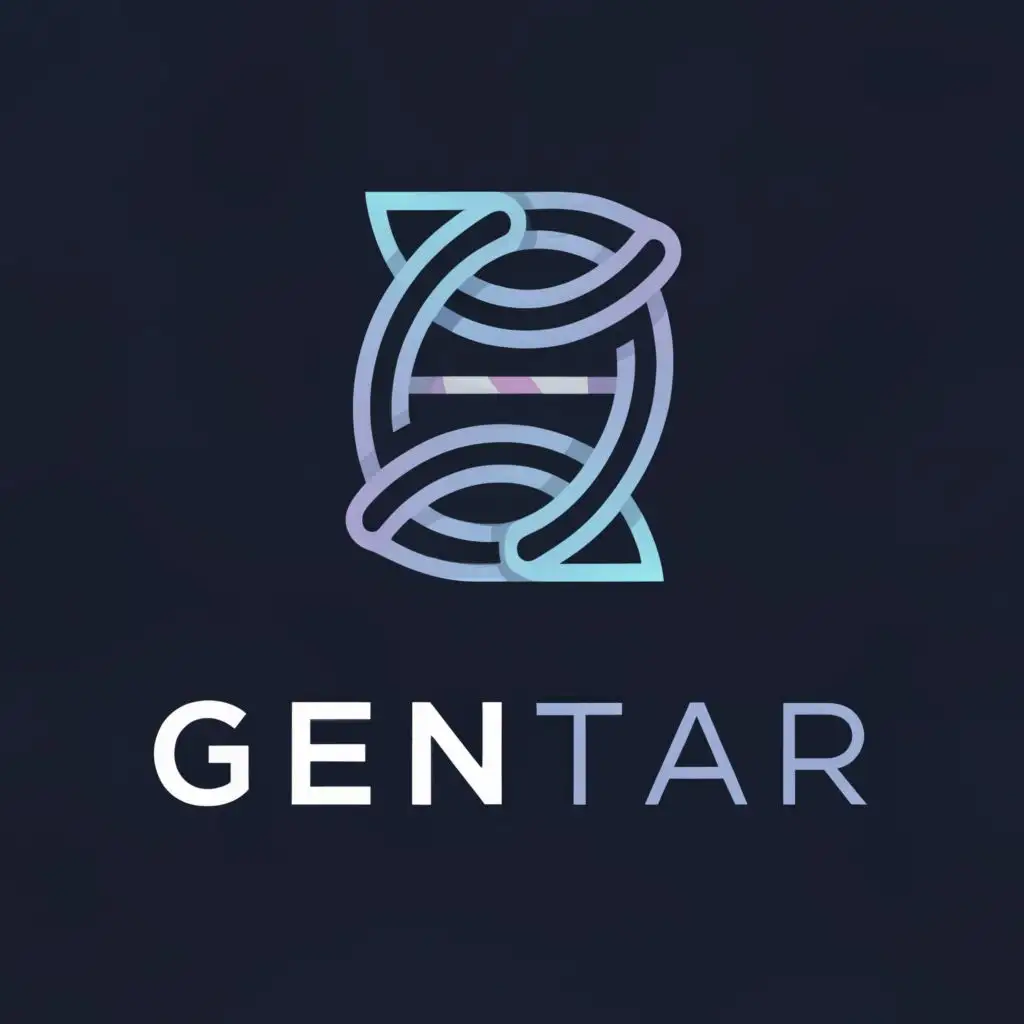 a logo design,with the text "GenTar", main symbol:word, be used in Technology industry