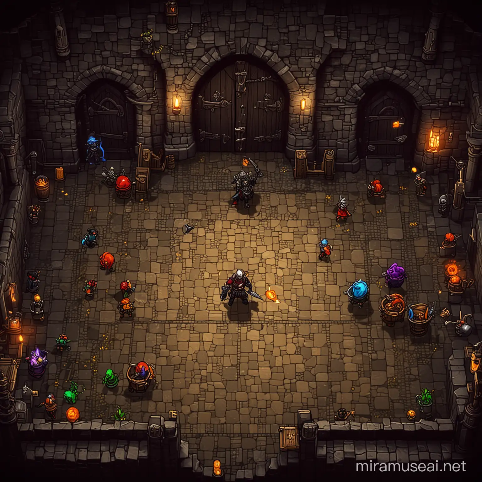 Gothic Fantasy Roguelike Action Game Design Dark Adventures in a 2D World