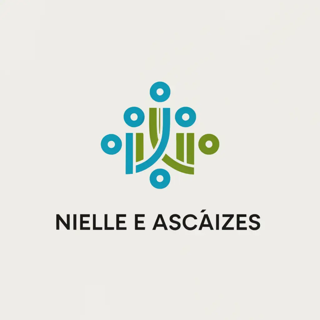 a logo design,with the text "nielle et associes", main symbol: a group of companies ,Moderate,clear background