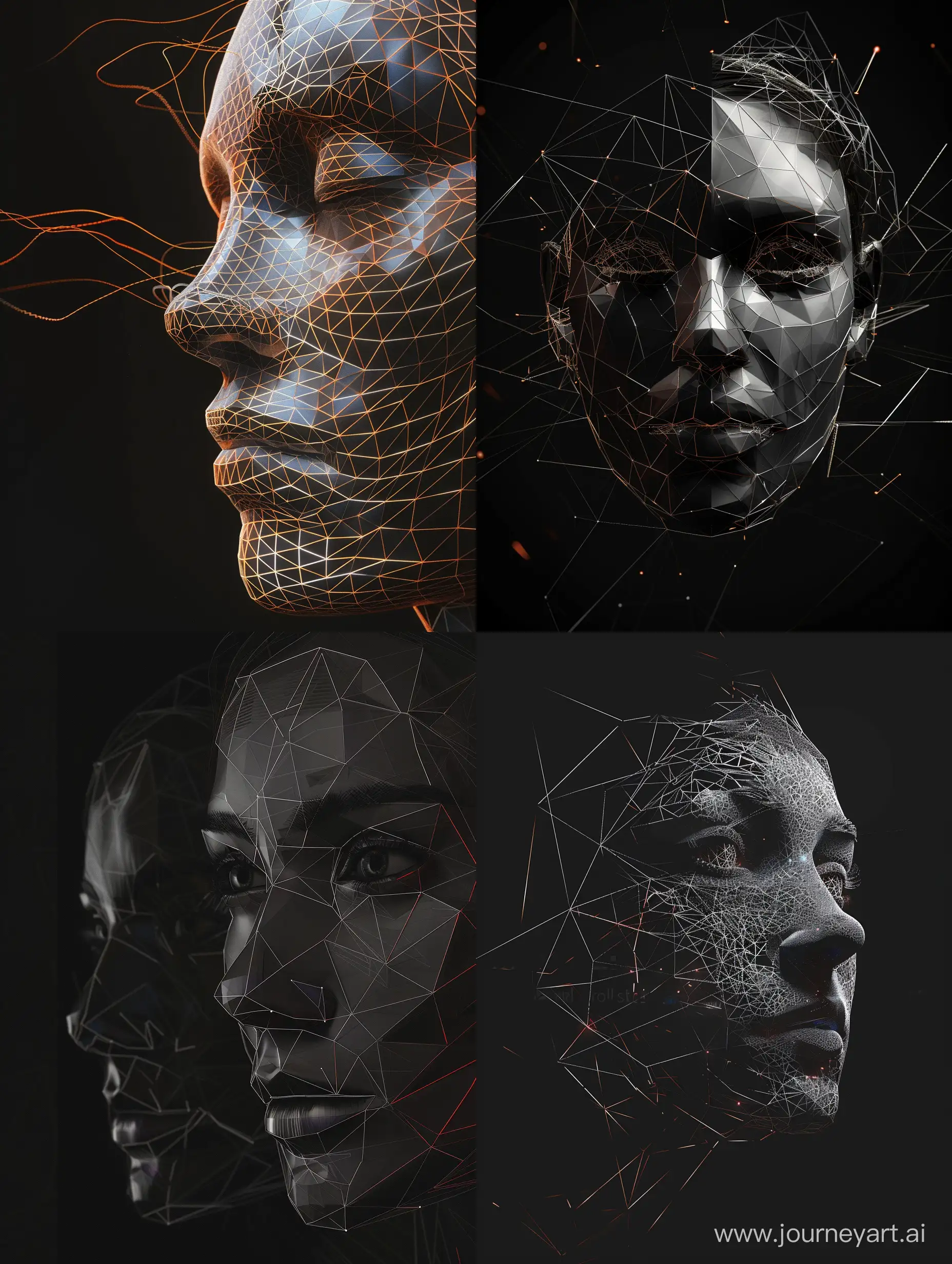 Abstract-Low-Poly-Face-Art-on-Black-Background