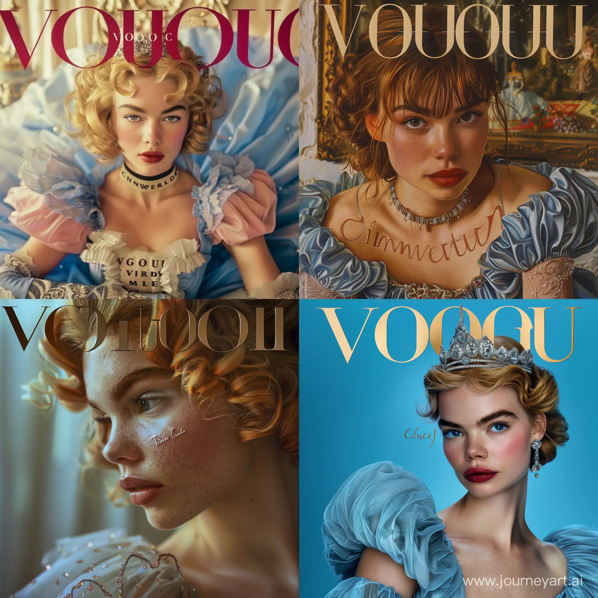 Vogue-Magazine-Cover-Featuring-Cinderella-Styled-by-Tim-Walker