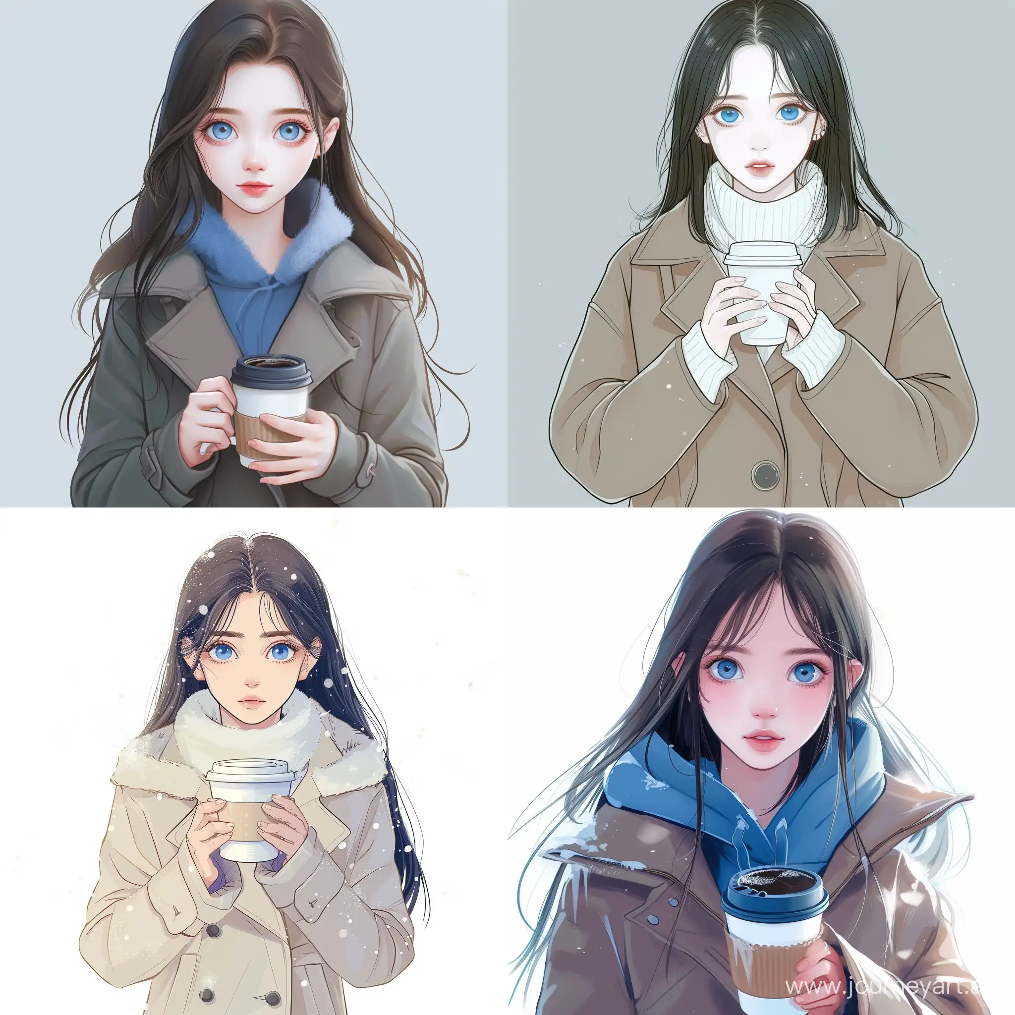 Chic-Winter-Fashion-Stylish-Teen-with-Coffee-Cup