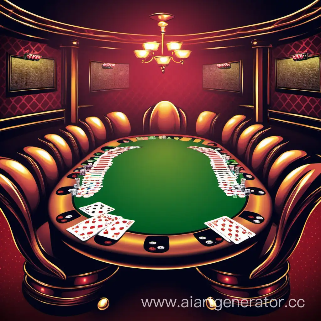 poker table game background art