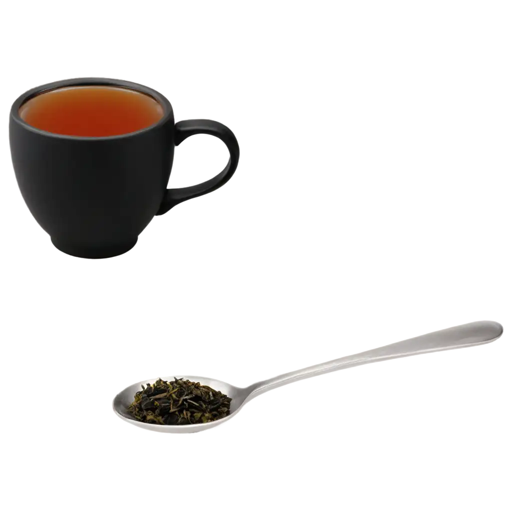 tea with spoon