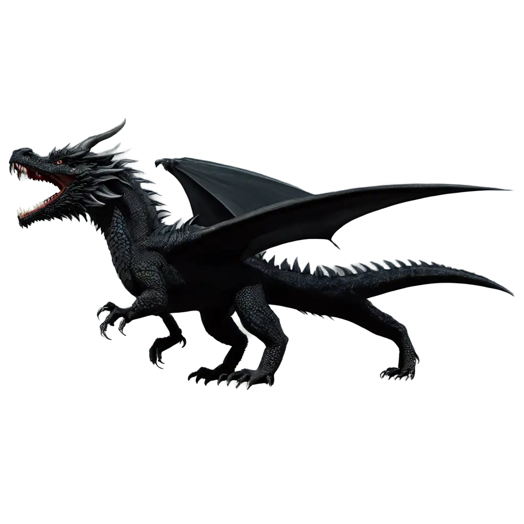 a black dragon png image withn a maximum size of 50kb