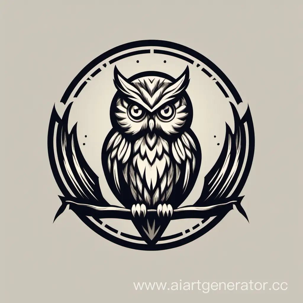 Minimalist-Owl-Emblem-Design