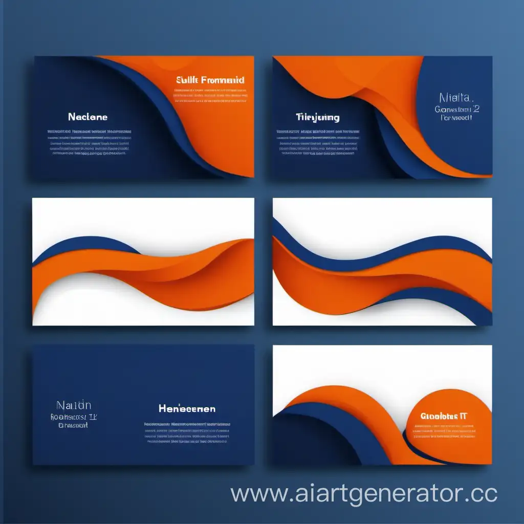 Contemporary-Orange-and-Dark-Blue-Themed-Presentation-Slides