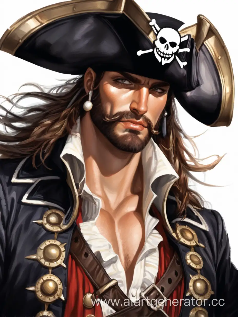 Handsome-Pirate-Man-in-Swashbuckling-Action
