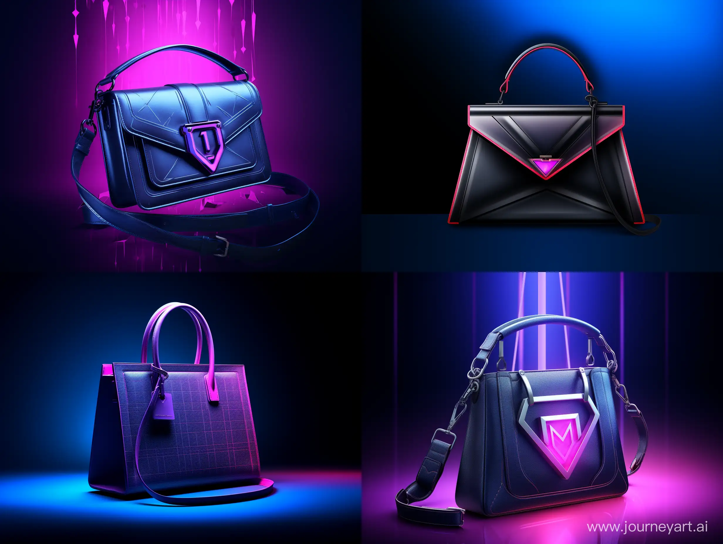 Stylish-Neon-Logo-HiDi07-for-Womens-Bags-and-Wallets