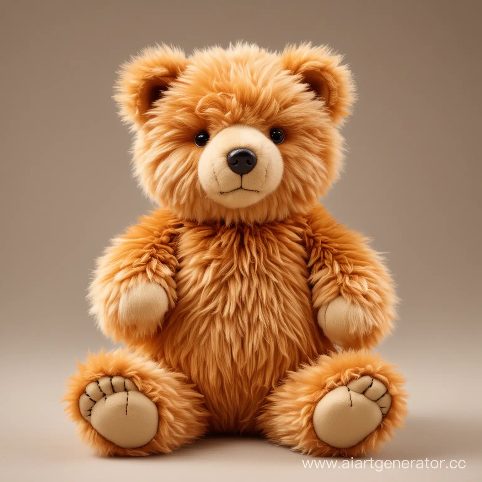 Adorable-Marmalade-Bear-with-Fluffy-Fur