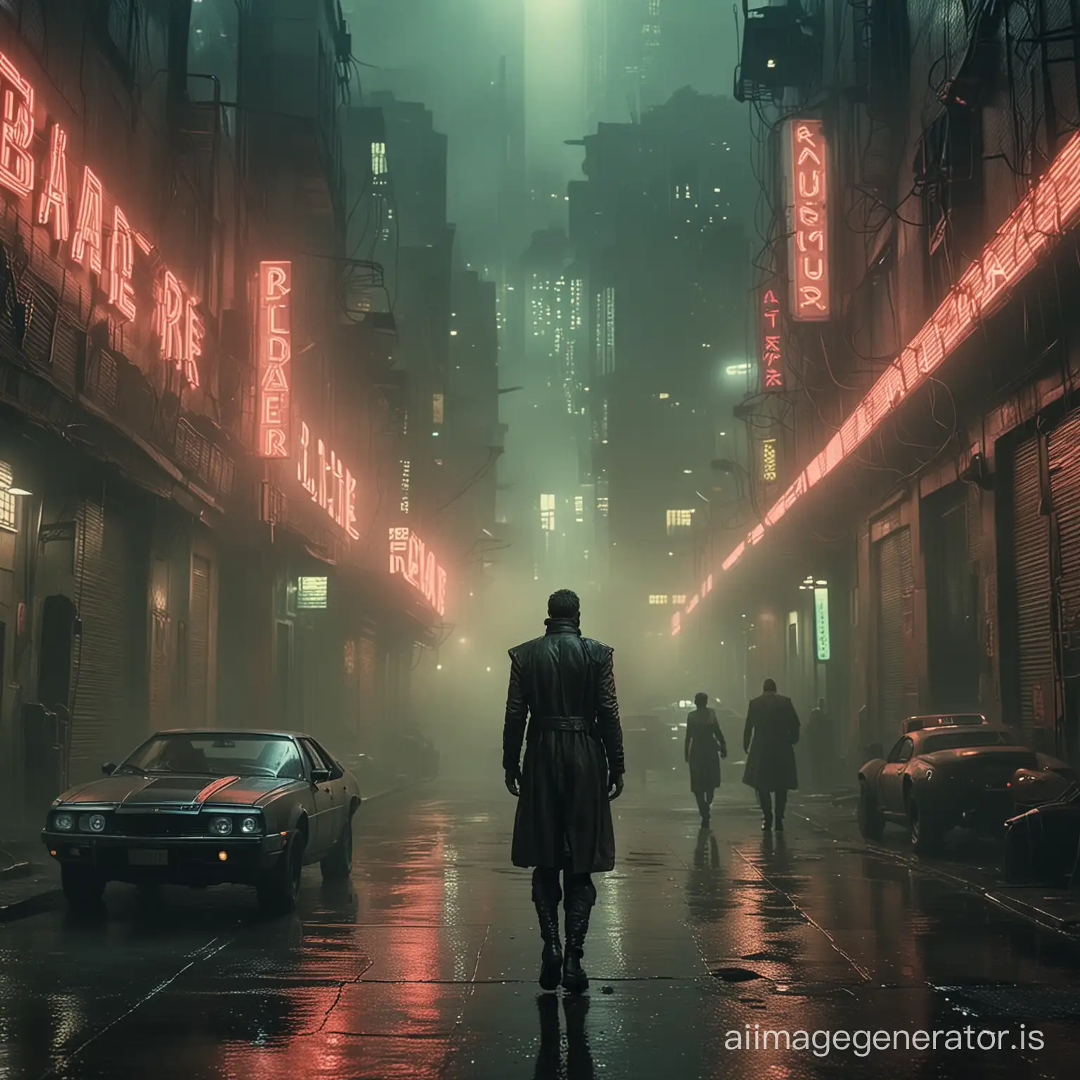 escena ficticia película blade runner