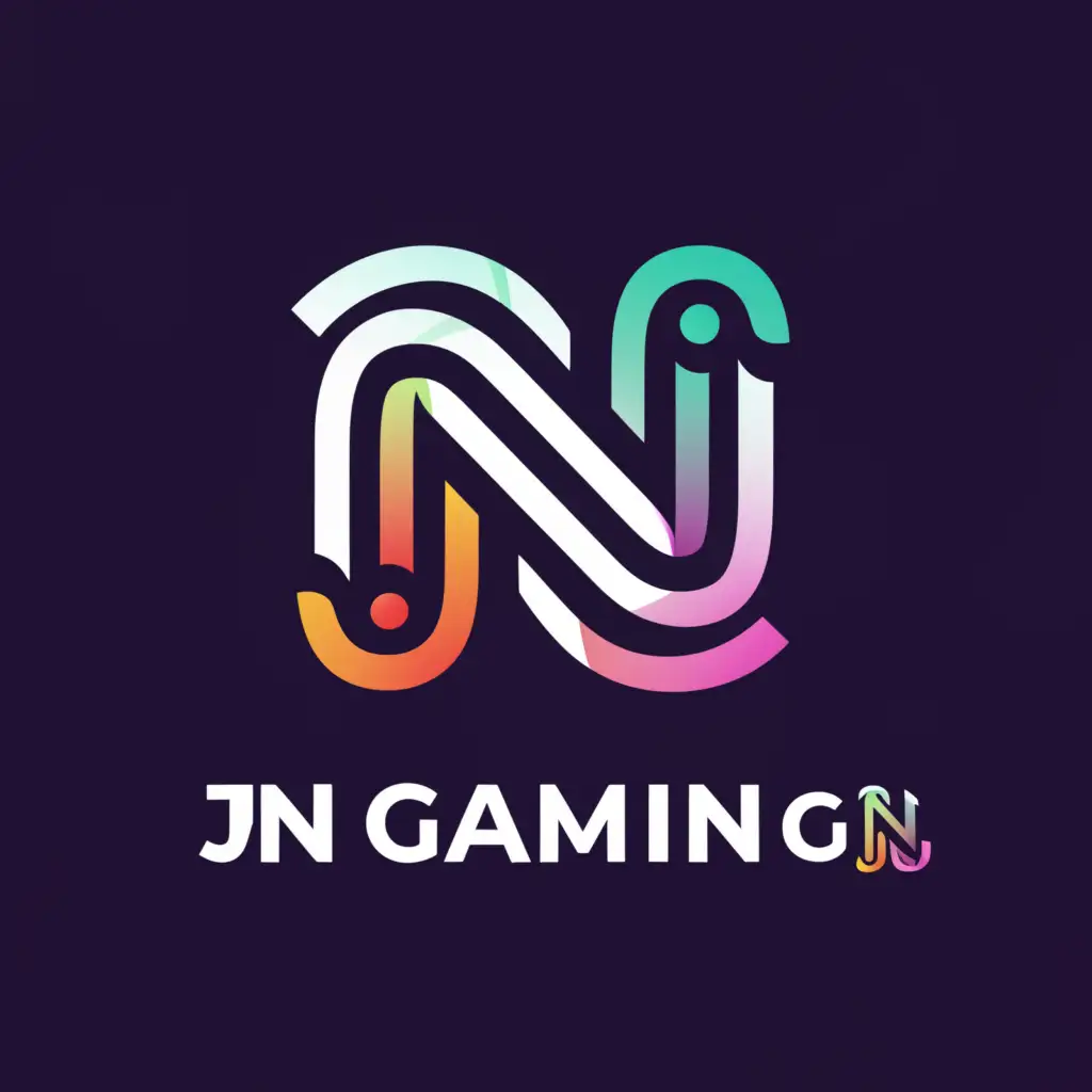 LOGO-Design-For-JN-GAMING-Modern-TextBased-Logo-on-a-Clear-Background