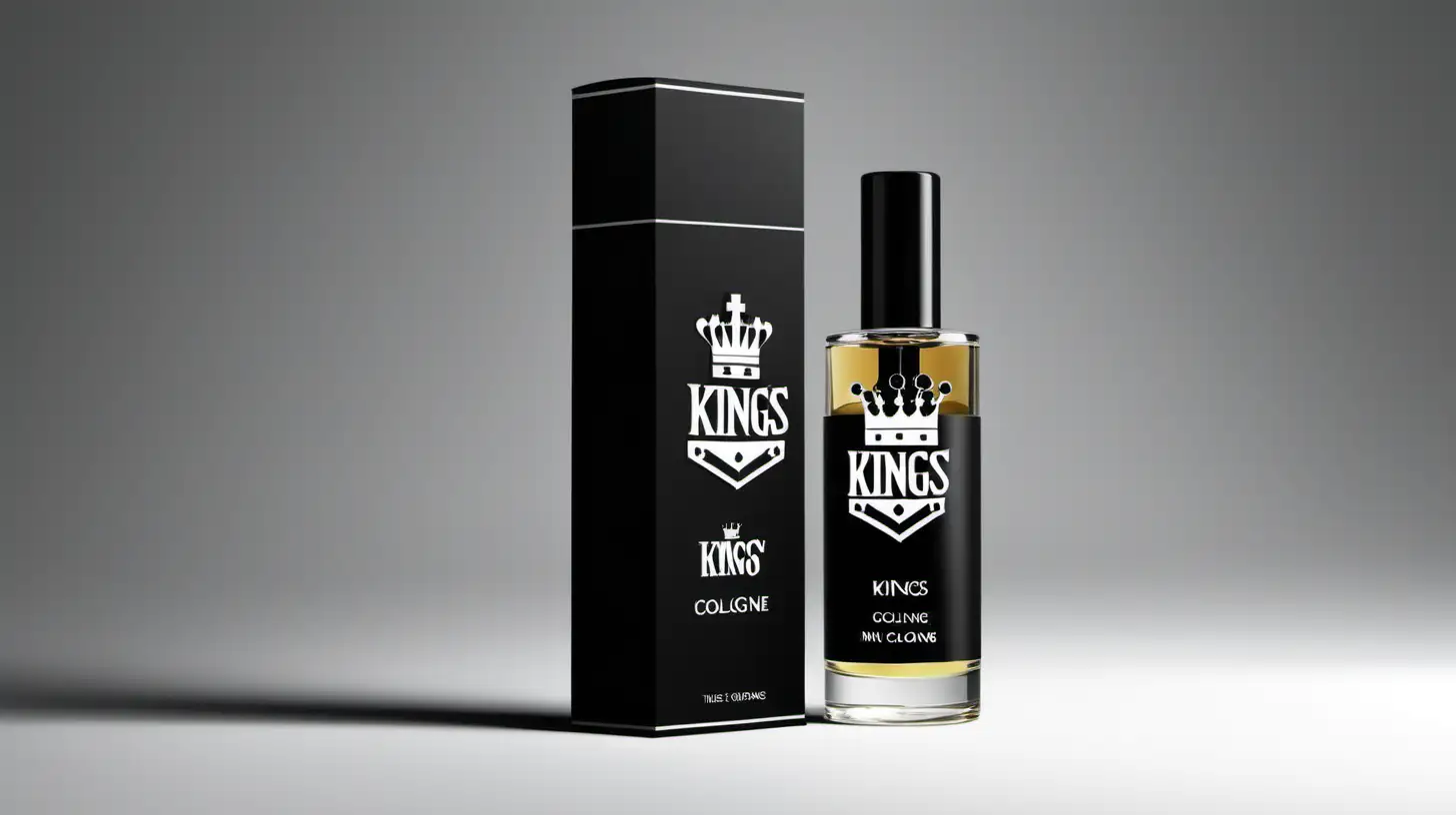 Sleek and Contemporary Packaging for Kings Cologne Mens Fragrance