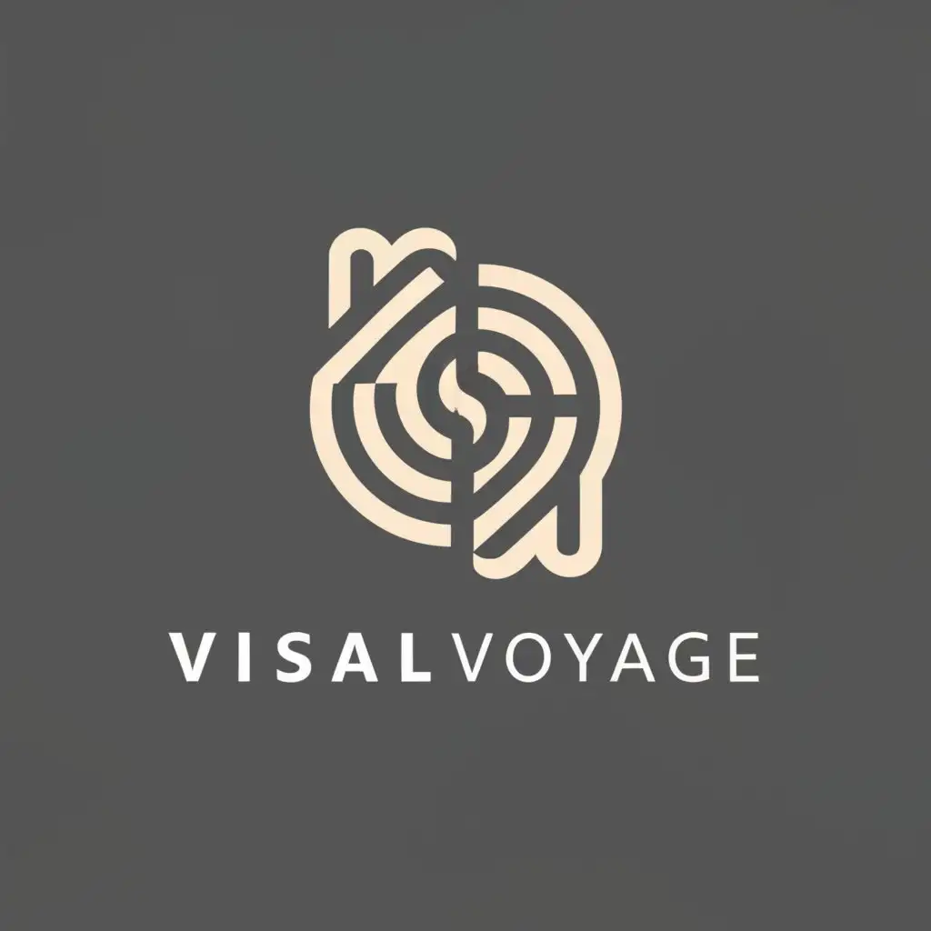 a logo design,with the text "VisualVoyage", main symbol:mobile,Moderate,clear background