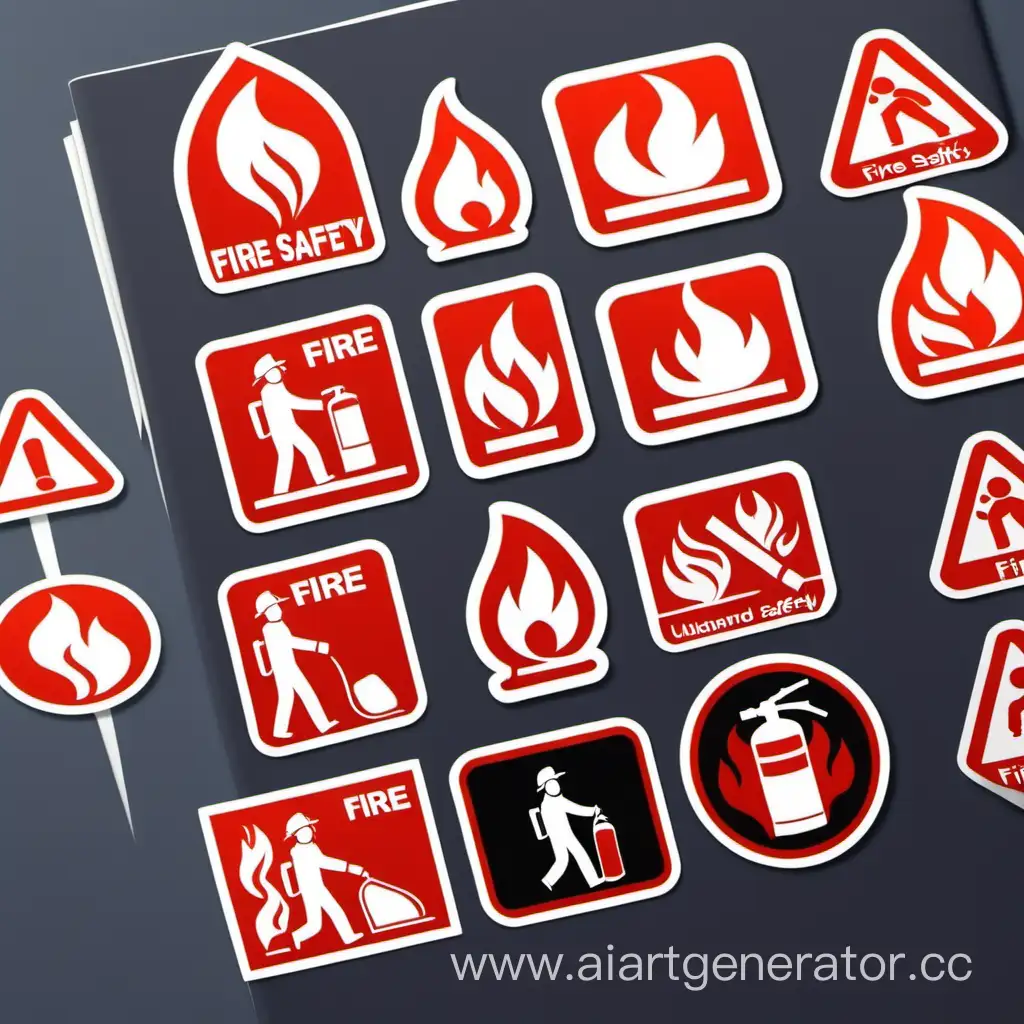 Vibrant-Fire-Safety-Sticker-Pack-in-Stunning-4K-UHD