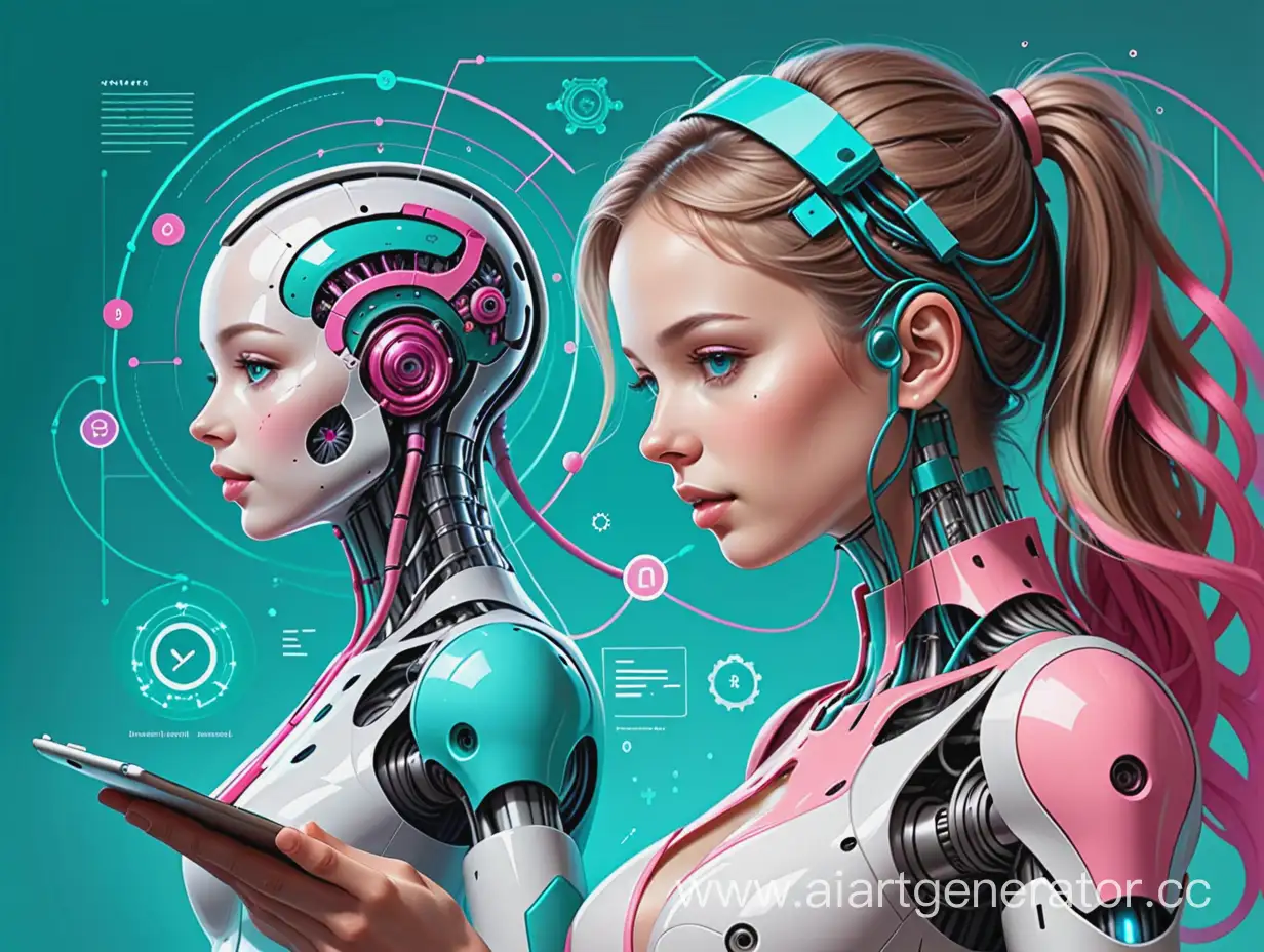 Turquoise-and-Pink-Machine-Learning-and-AI-Illustration