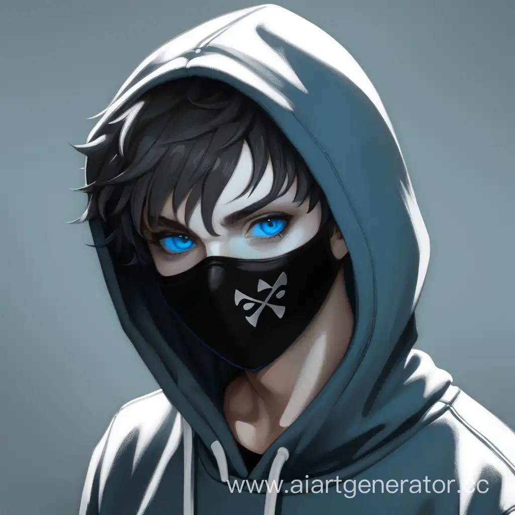 Mysterious-Figure-with-Tousled-Hair-and-Blue-Eyes-in-Black-Mask-and-Hoodie