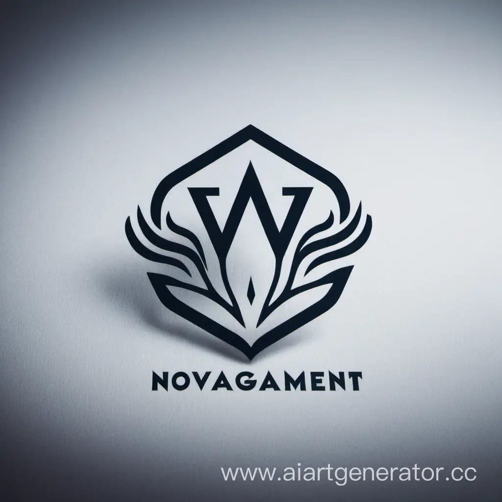 логотип магазина одежды "NovaGarment"