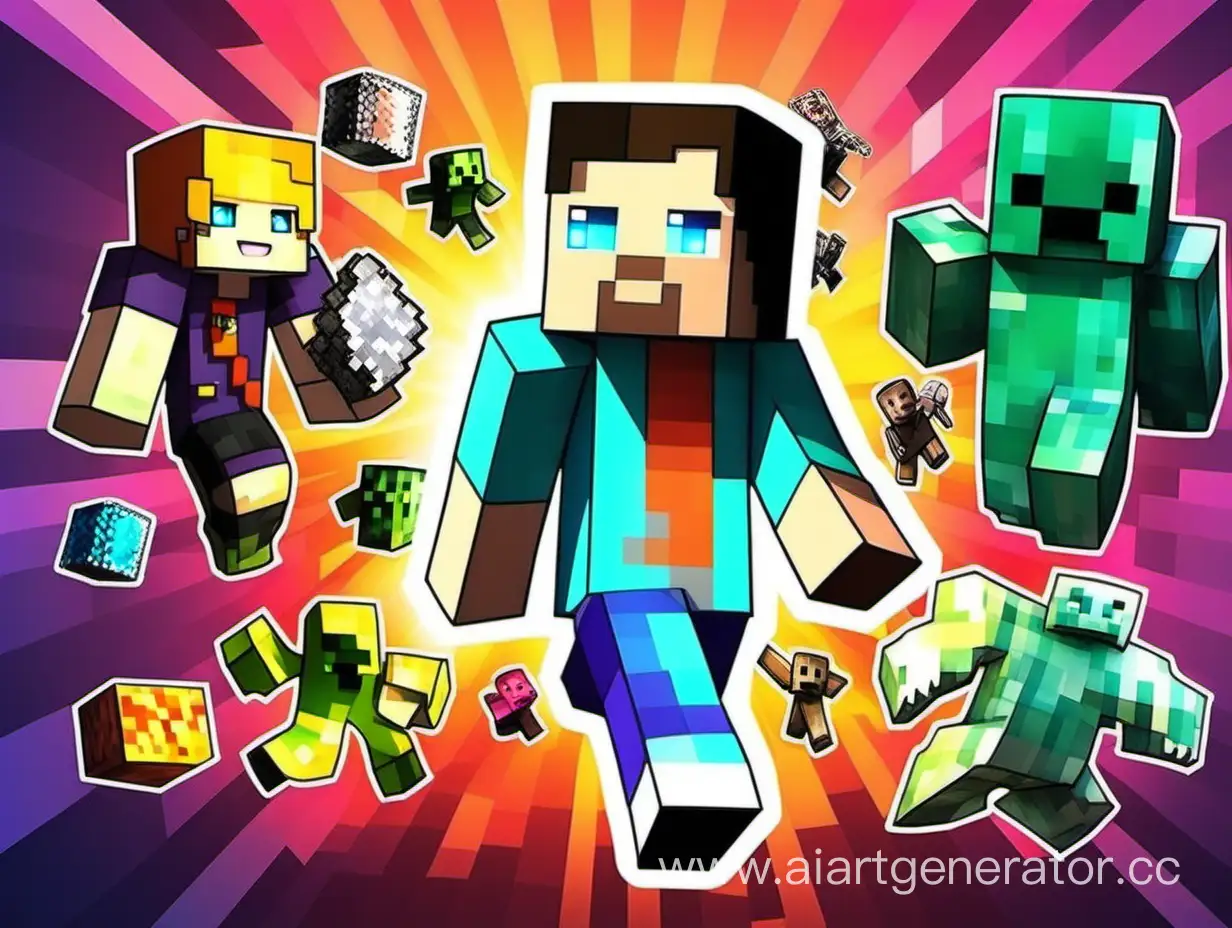 Vibrant-Minecraft-Avatar-Art-for-Gamers