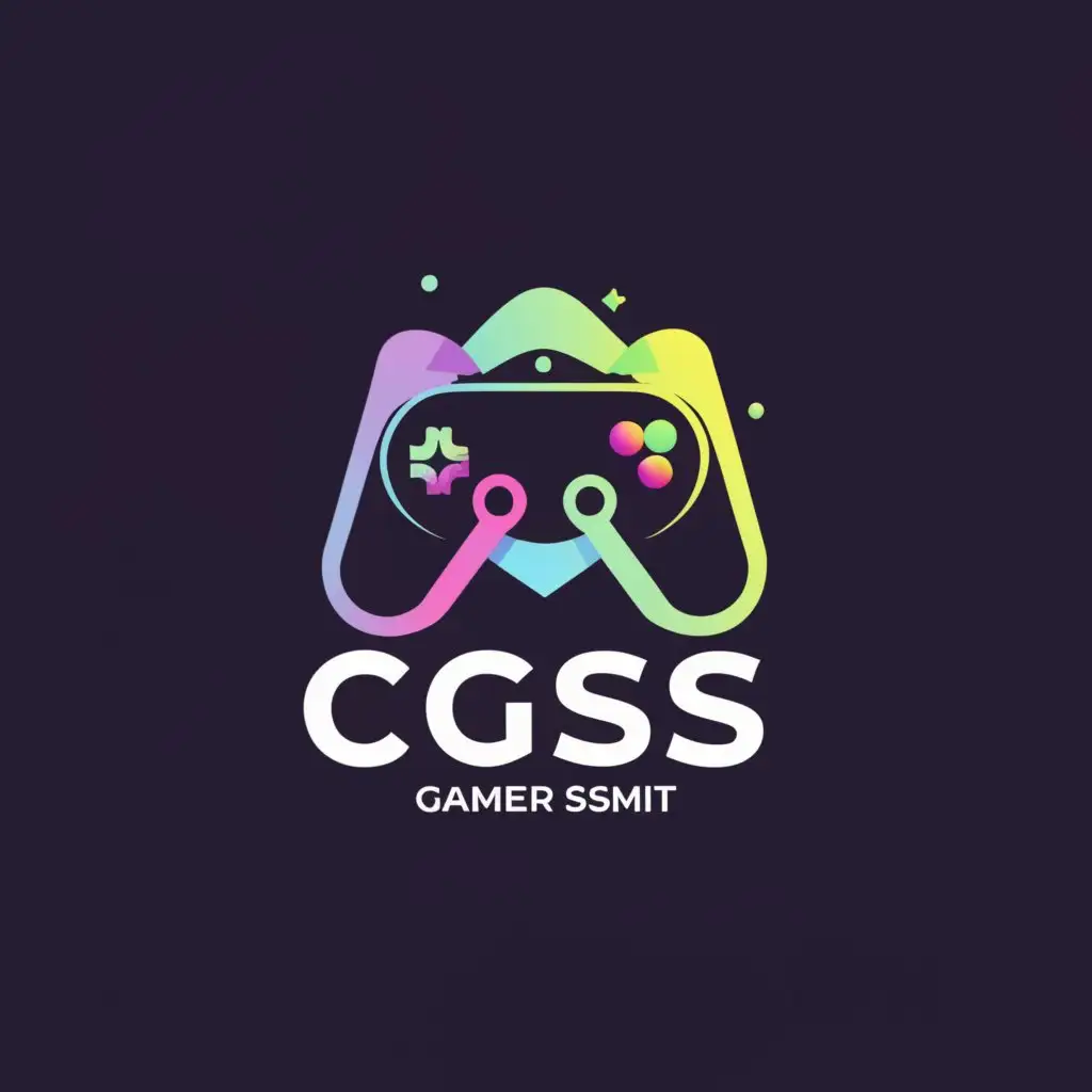 a logo design,with the text "creative gamer smit", main symbol:cgs,Minimalistic,clear background