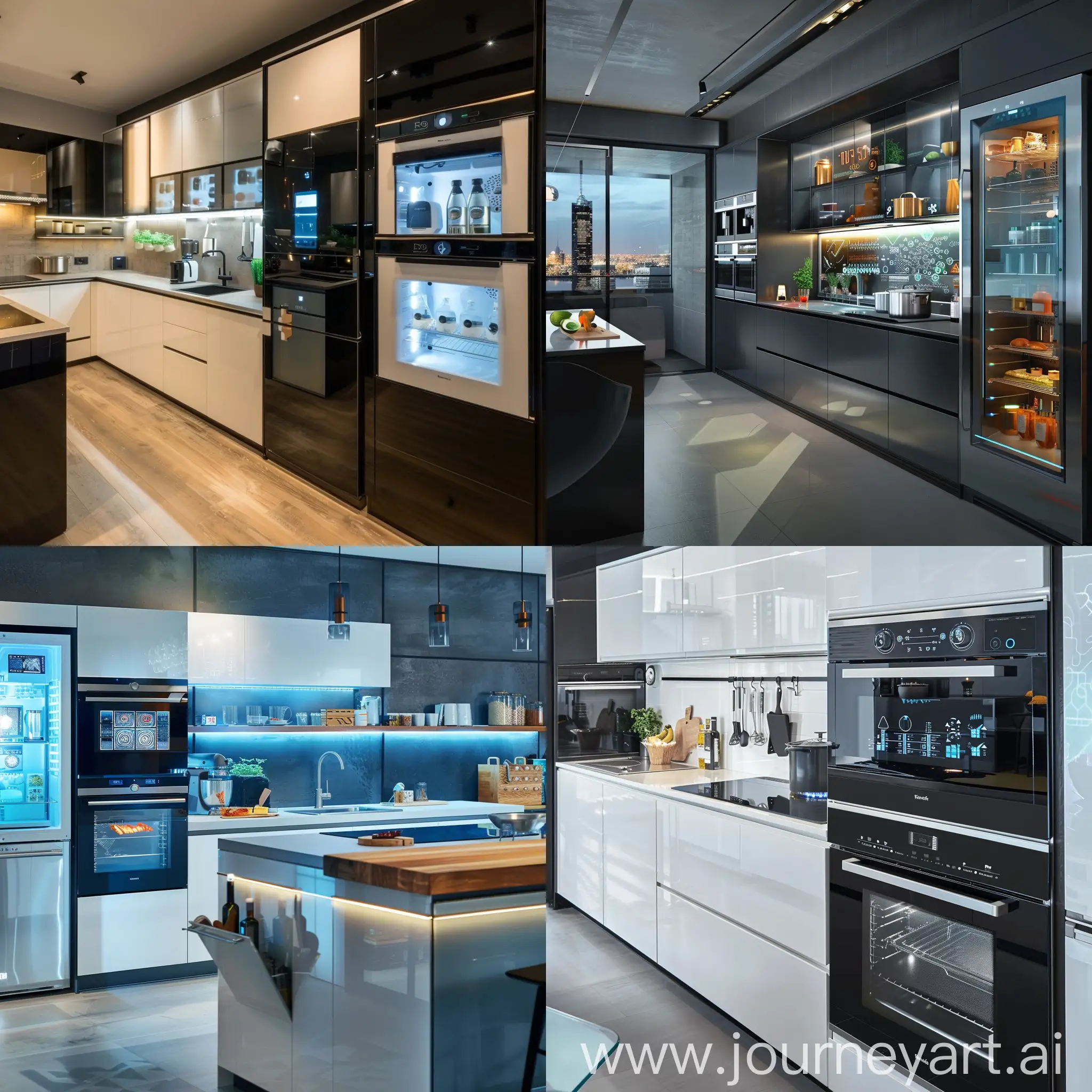 Kitchen with all technology