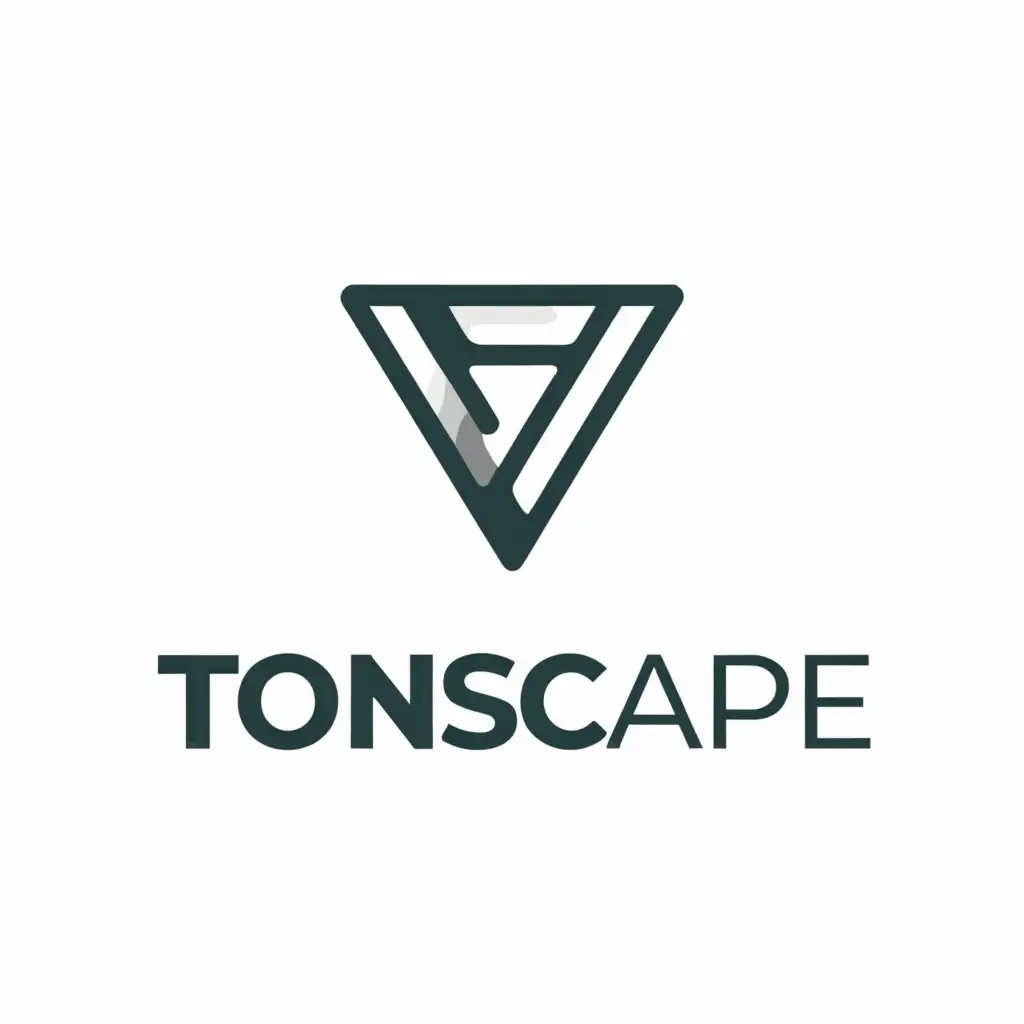 a logo design,with the text "TONscape", main symbol:diamond,Moderate,be used in Technology industry,clear background