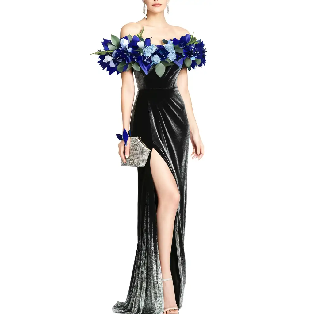 Floral Fashion Creating Evening Dresses and Party Outfits with Flowers