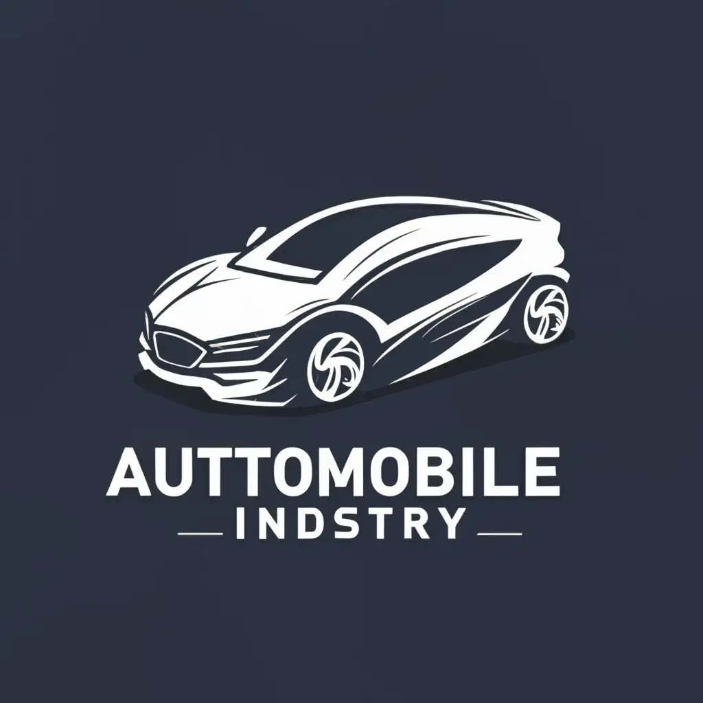 a logo design,with the text "Automobile industry ", main symbol:Car,Moderate,clear background