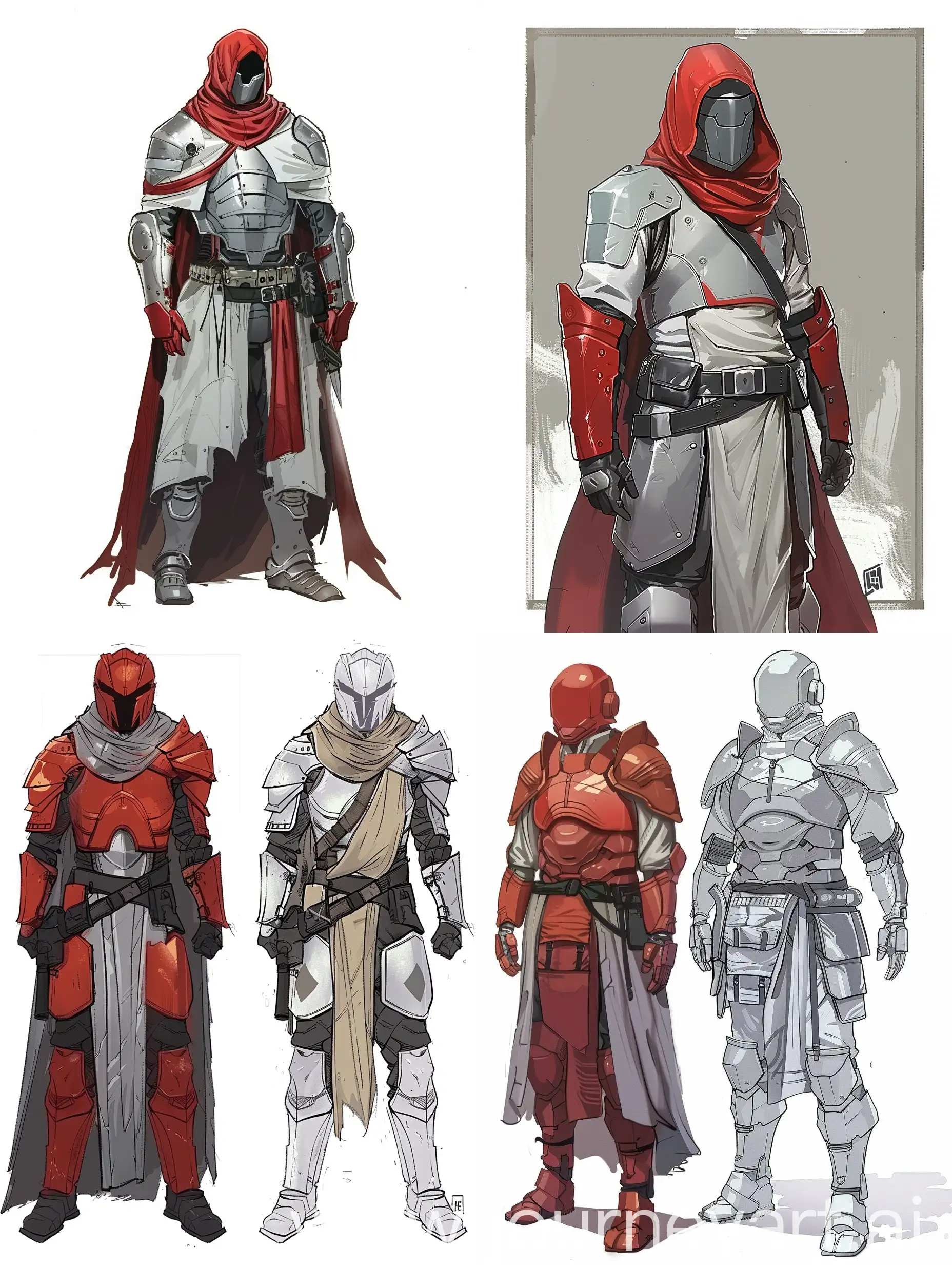 SciFi-Warrior-in-Red-Guard-Armor-Character-Concept-Art