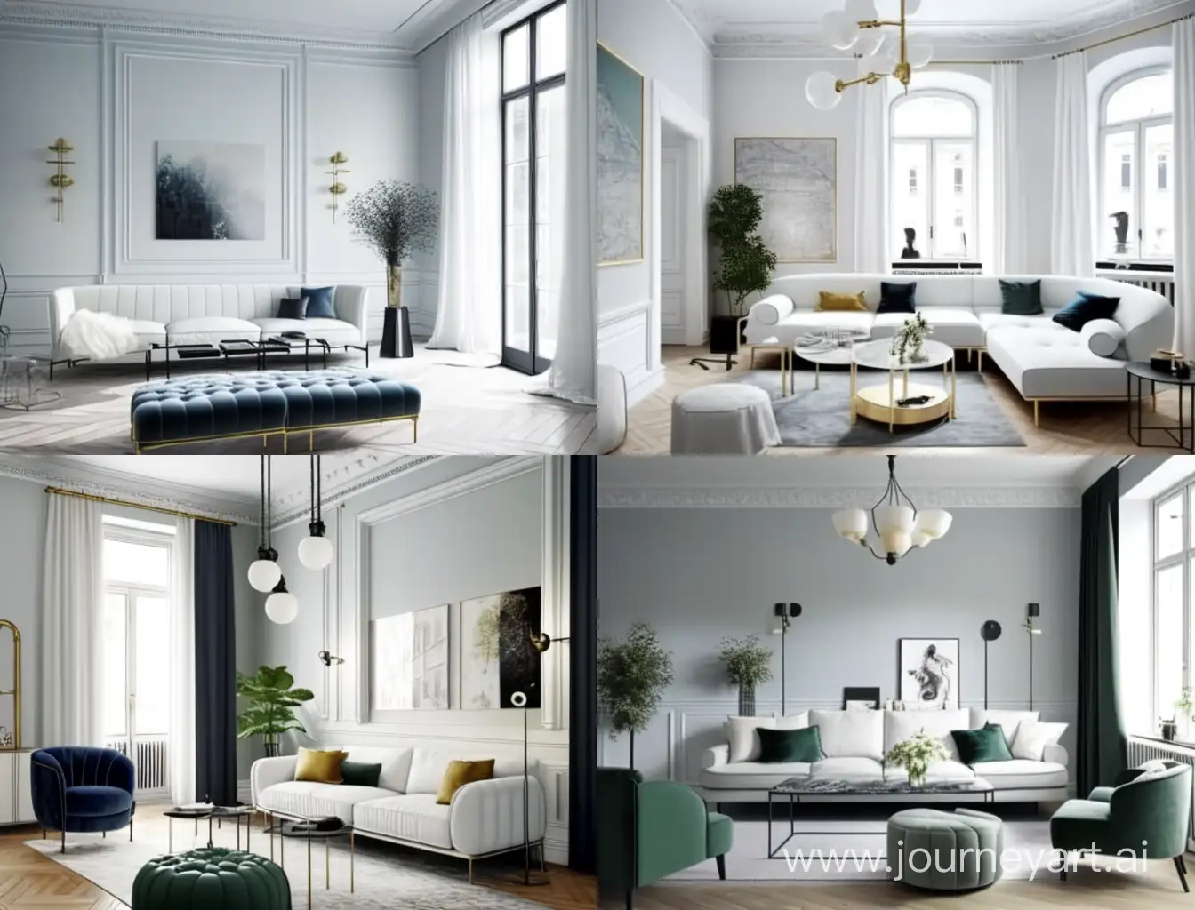 Chic-White-Minimalist-Sofa-with-Elegant-Brass-Legs-in-ParisianInspired-Interior