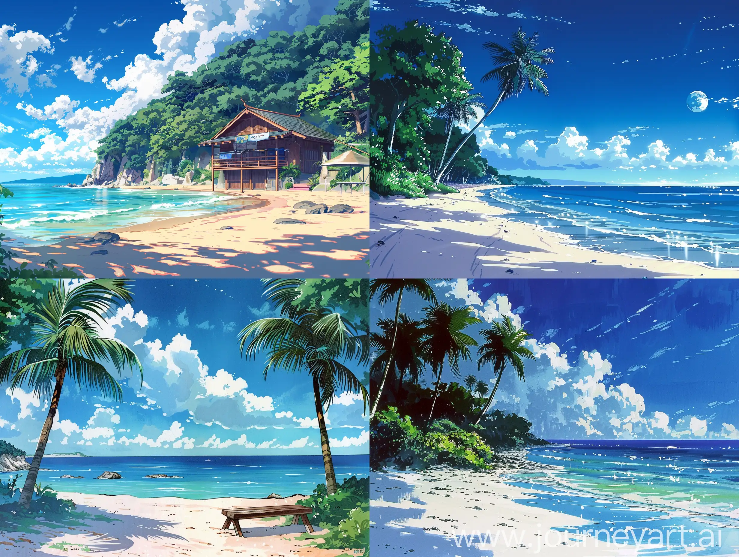 Nostalgic-1980s-AnimeInspired-Seaside-Serenity