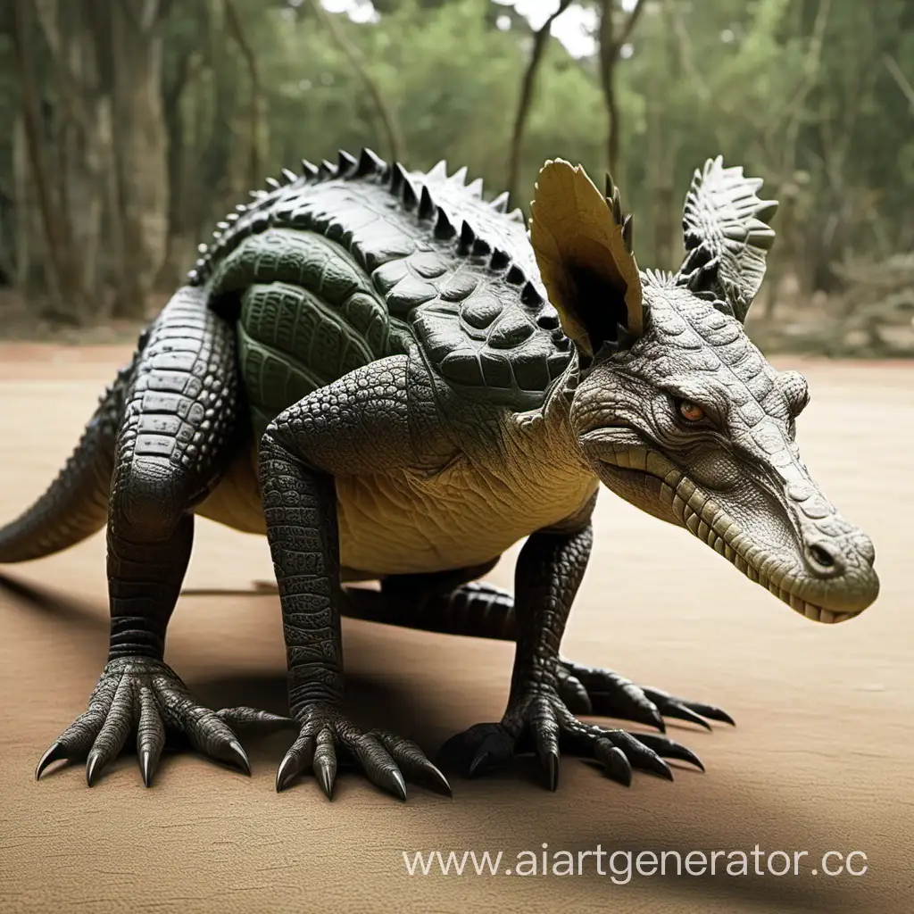 Fascinating-Crocodile-Kangaroo-Hybrid-Art-A-Unique-Fusion-of-Wildlife