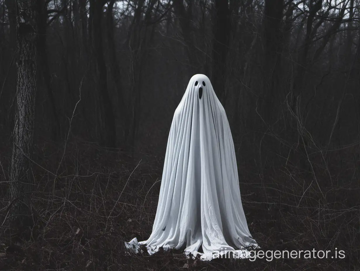 Ghost in the woods