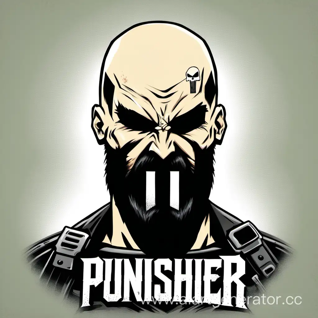 bald beard punisher