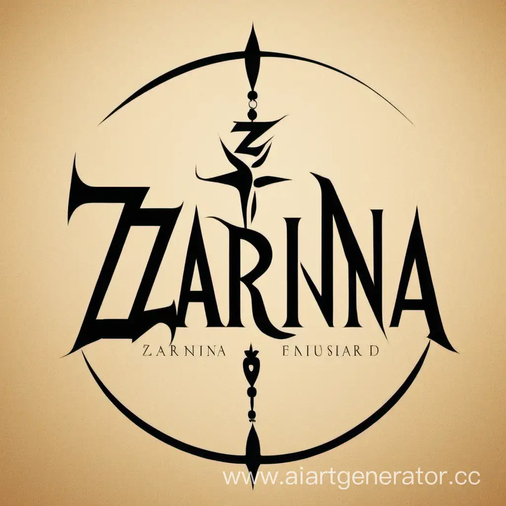 "Zarina" logo