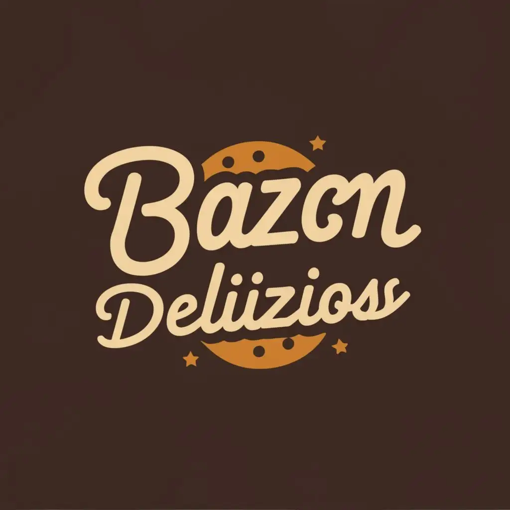LOGO-Design-for-Bazm-Delicios-Decadent-Chocolate-Theme-with-Elegant-Typography-for-the-Restaurant-Industry