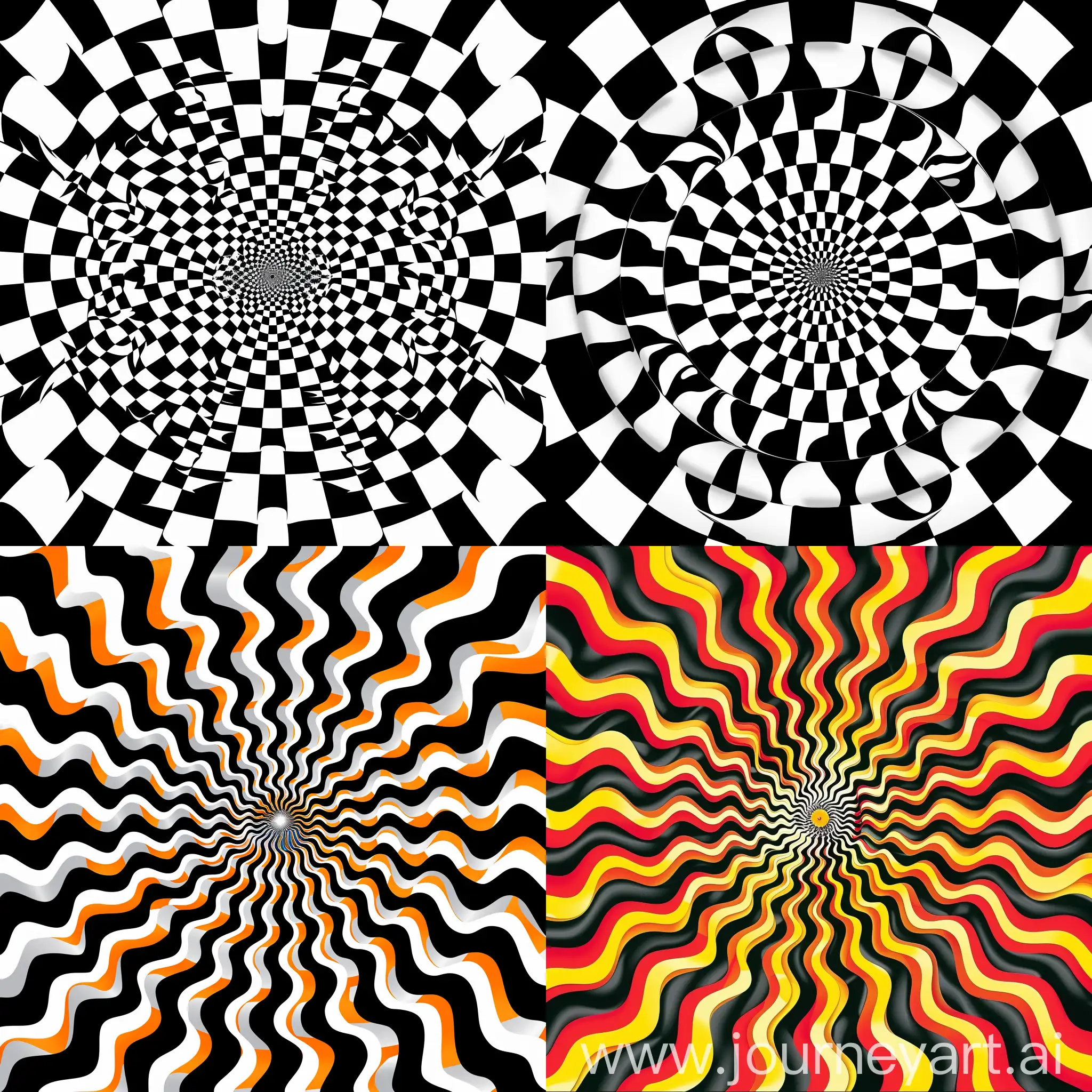 Mesmerizing-Optical-Illusion-Artwork-Geometric-Patterns-in-Motion