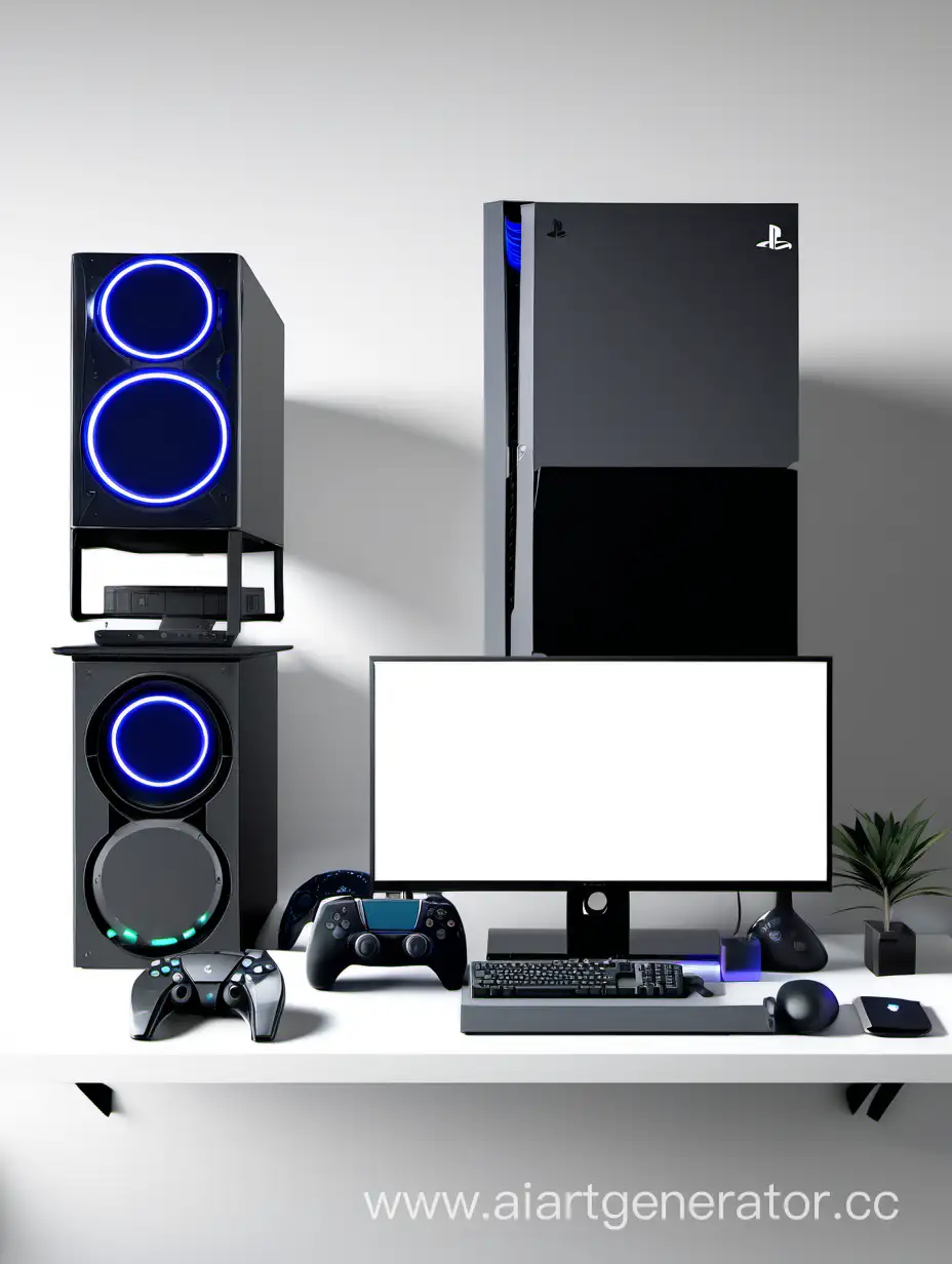 Minimalist-PC-and-PS5-Gaming-Setup-Modern-Entertainment-Hub